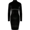 Urban Classics Womens/Ladies Velvet Turtle Neck Dress