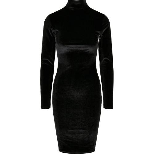 Urban Classics Womens/Ladies Velvet Turtle Neck Dress
