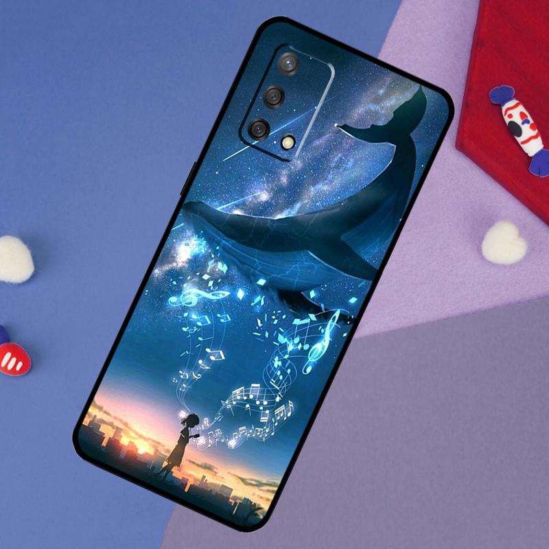 Flying Whale Magical Case For Oppo A5 Pro A6 A57 A17 A78 A54 A74 A94 A76 A16 A96 A18 A40 A60 A80 A38 A58 A98 A15