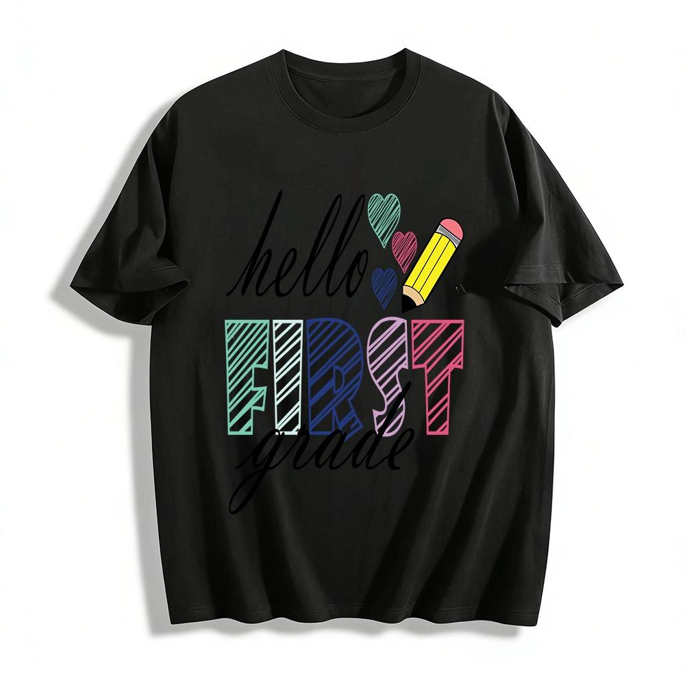 

Hello First GradeT Pure cotton T-shirt XXS