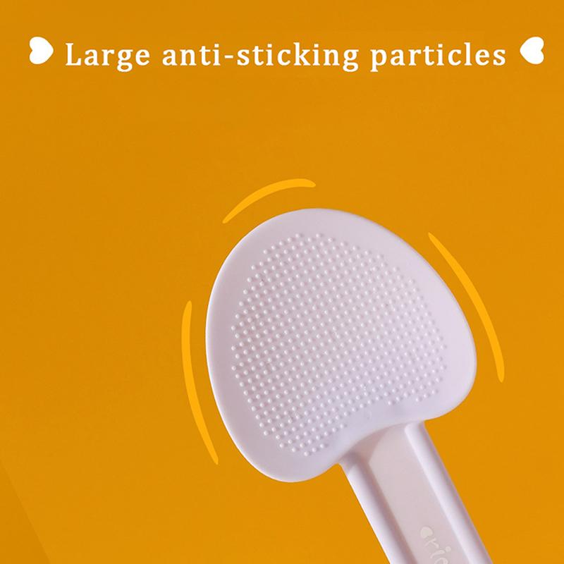 1Pieces Suction Cup Rice Spoon Non-stick Standing Spoon High Temperature Resistance Protable Rice Cooker Scoop Outdoor Tableware