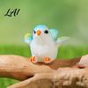 Miniature Scene Decorations for Bonsai 2Pcs Bird Ornaments Micro Landscape Figurines Mini Resin DIY Fairy Garden Accessories Birds Figurines