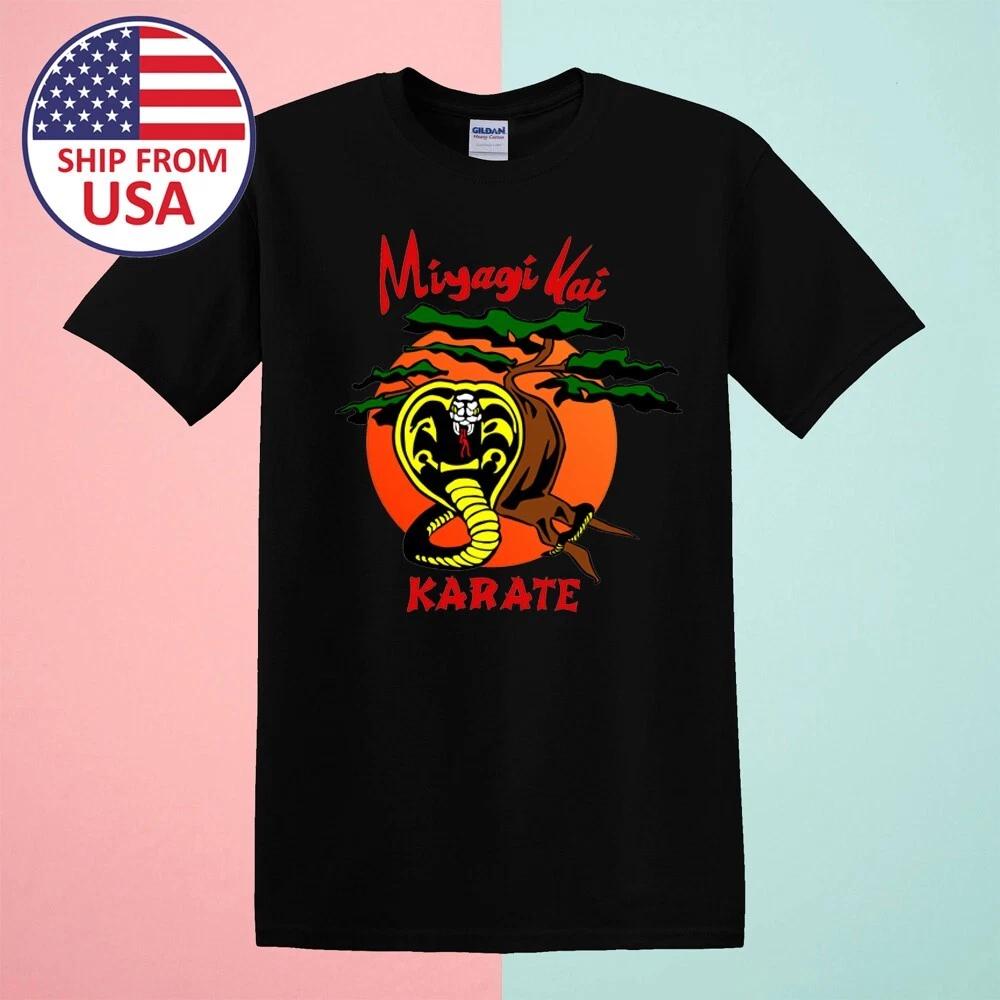 Cobra Kai Miyagi Karate Kid Men s Black Size S-5XL 2XL