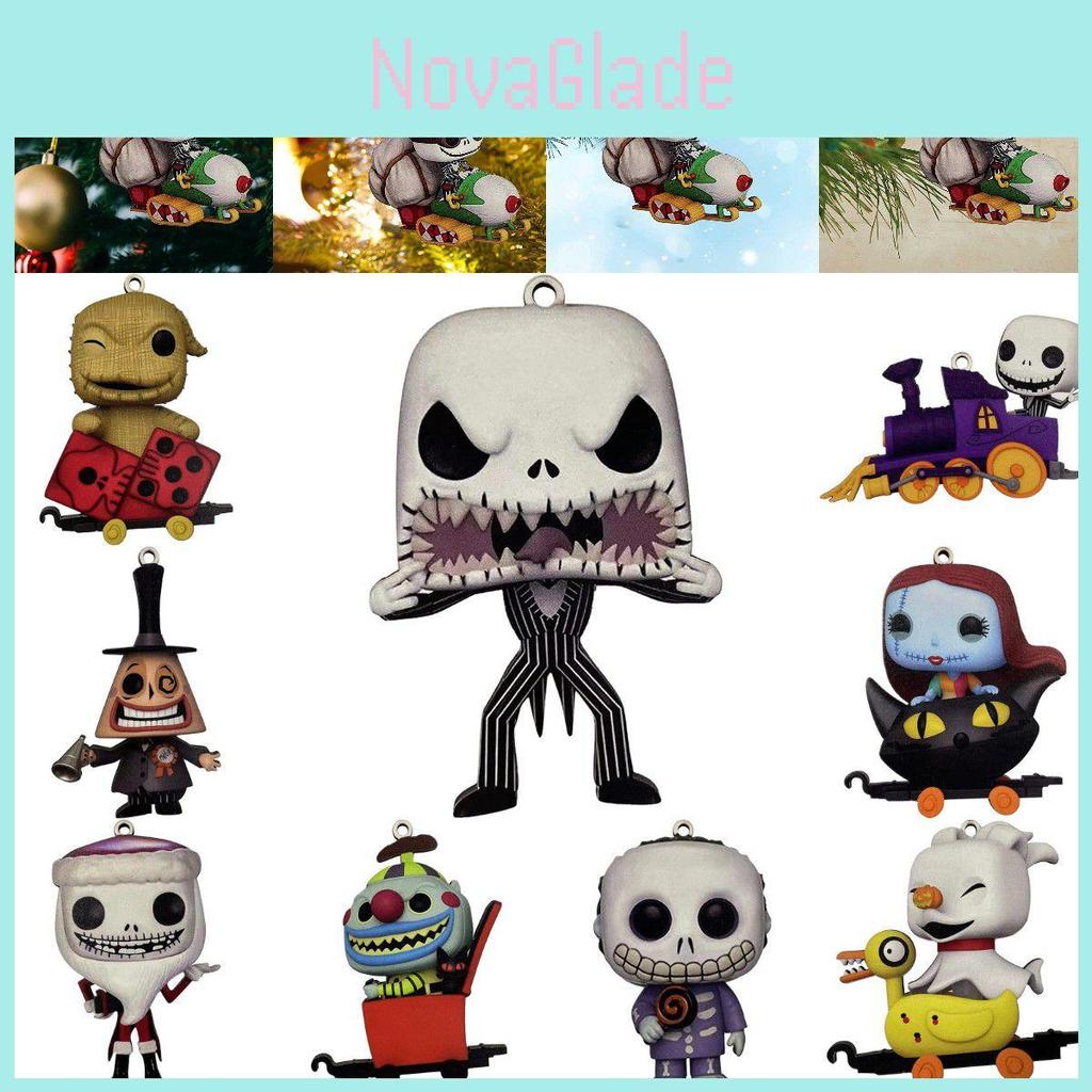 Einzigartiger The Nightmare Before Christmas Jack Sally Weihnachtsbaum Anhänger Halloween Dekoration
