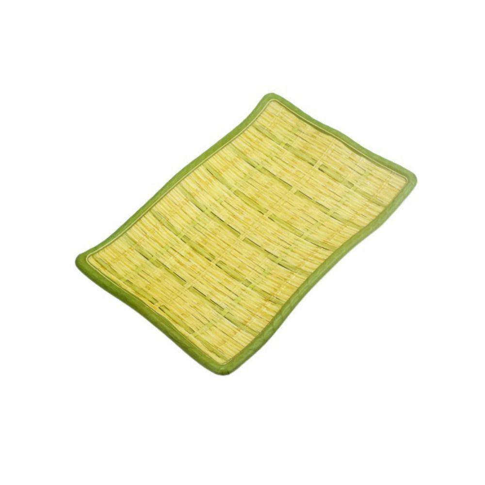 Imitation Bamboo Weaving Barbecue Plate Melamine Serving Plate Hot Pot Vegetable Plate  Home