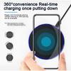 Wireless Fast Charger Charging Pad Dock for Samsung iPhone Android Cell Phone