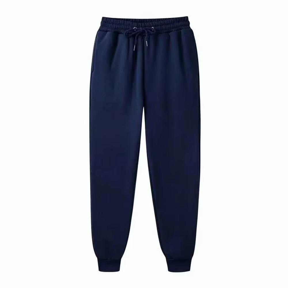 Men's Casual Sweatpants Fleece Sports Pants Unisex Fashion Solid Loose Trousers Streetwear Autumn Winter Jogging Pants