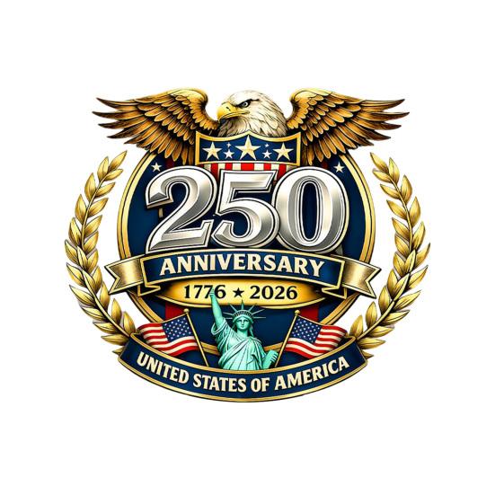 250th Anniversary USA Window Sticker Patriotic 4th of July Window Decal 1776-2026 American Independence Commemorative Sticker for Car Truck Home Shop A