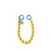 Korean and Japanese Style INS Solid Color Beaded Chain Phone Case Lanyard Handheld Wrist Strap Pendant Decoration Universal Phone Case