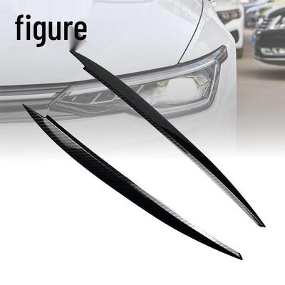 Volkswagen Golf 7 Headlight Eyebrows - Black Exterior Car Stickers/Modified Accessories