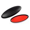 1Pc 7/9 inch Matte Black American US Flag Emblem Car Front Grille Rear Tailgate Oval Cover Badge for F-150 F-250 F-350 Explorer Edge