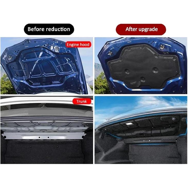 Compatible for Hyundai, Compatible for Sonata. YF I45 2010-2014,Engine Hood Sound Pad Car Heat Insulation Cotton Soundproof Cover Liner Interior
