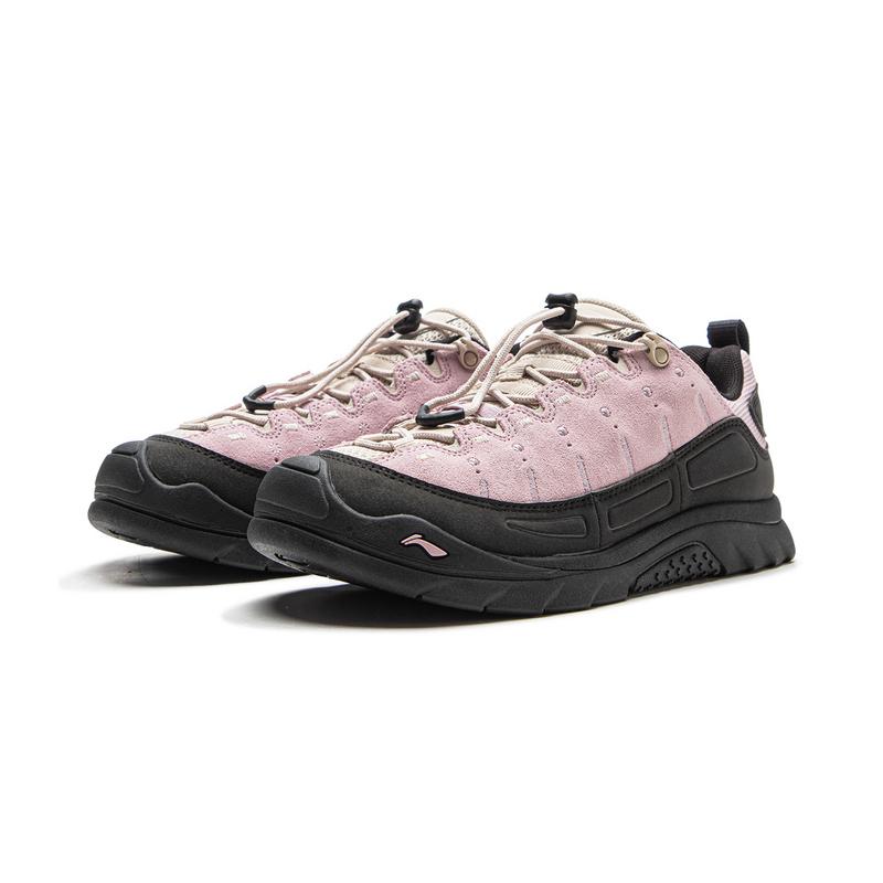 Li Ning CF Su Lin Yun SE Hexloc Anti-Slip Shock Absorbing Durable Low-Top Outdoor Hiking Shoes Unisex Hiking Shoes Pink AHTV029-18