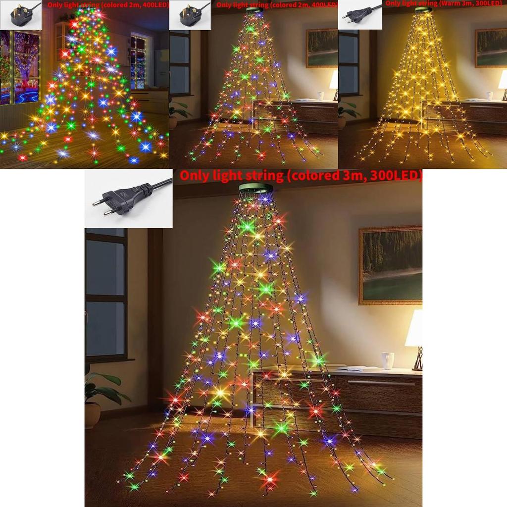 Christmas Tree Led Lights With Low Voltage Power For Festive Home Decor