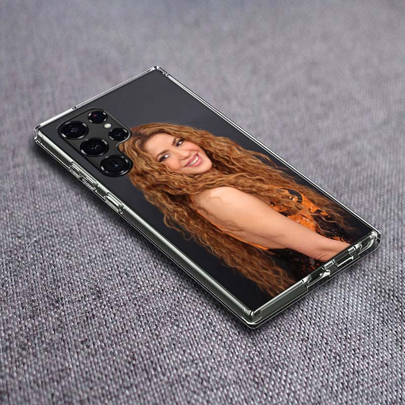 S-Shakira Singer Phone Case For Samsung Galaxy S24 S23 S21 S20 FE S22 S26 Ultra S25 Edge S10 Plus Cover Clear TPU Capa Shell Coq