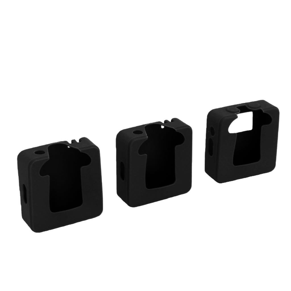 3 Pezzi Custodia Protettiva in Silicone Adatta per RODE Wireless Go II Sistema Microfonico Cover Protettiva Microfono Antiurto