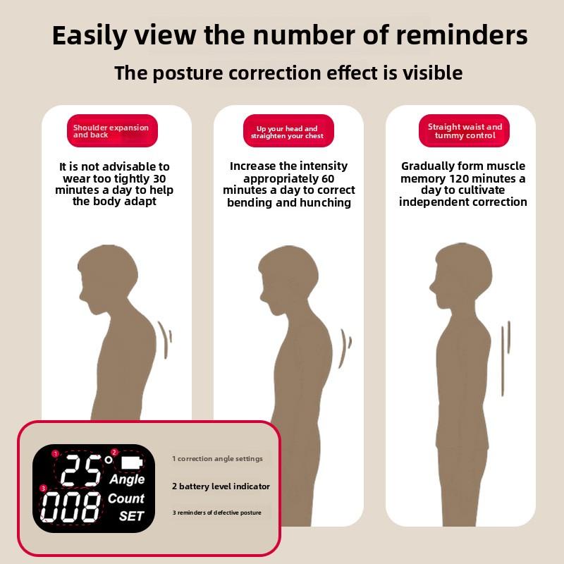 Hunchback Orthotics Students Office Workers Correct Posture Spine Straight Back Invisible Posture Belt