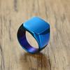 2025Vintage Simple Polished 18MM 304 Stainless Steel Titanium Ring