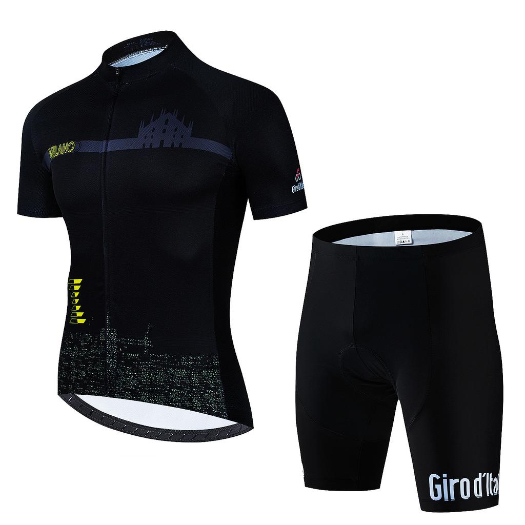 Cycling Jersey Set New Cycling Suit Short Sleeve Suit Men's Mountain Bike Pants