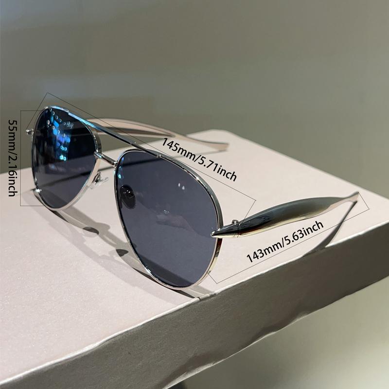 Vintage Pilot Sunglasses Men Fashion Oversized Outdoor Shades New Women Trendy Luxury Brand Design Anti-UV Sun Glasses