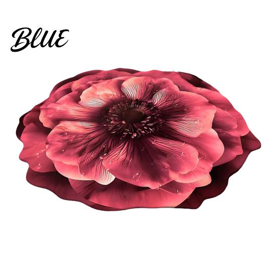 High Absorbency Bath Realistic Anti-slip Rug Anti-Slip Flower Bathroom Mat 3D Absorbent Floor Area