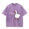 Mír nikdy nebyl možností Retro prané vintage tričko s potiskem Vtipné oversized topy Harajuku Klobouk Šňůrka Tričko