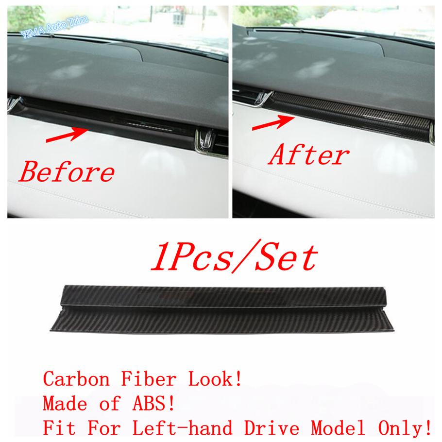 Steering Wheel Gear Shift / Armrest Storage Stripes Cover Trim For Range Rover Evoque L551 - Carbon Fiber Accessories
