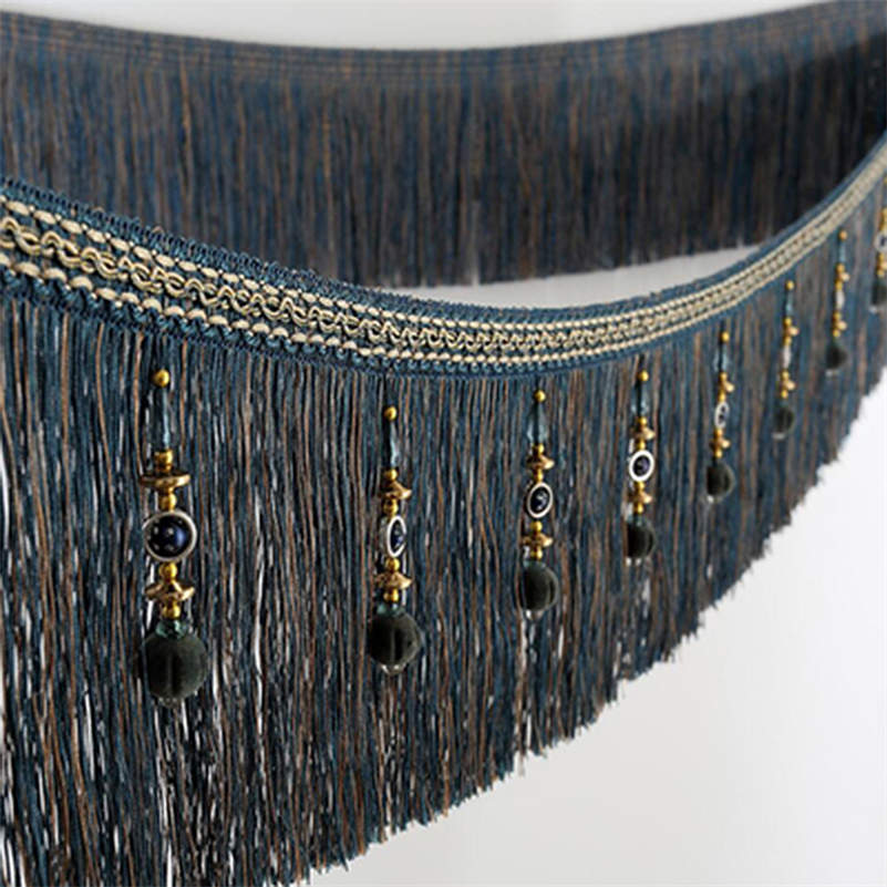 

2/4/6 метров в европейском стиле кисточка бисерная штора бахрома швейная отделка своими руками диван штора отделка кисточка край декор аксессуары 16-20 см 2M