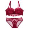 Clearance Sale French Sexy Lace Underwear Comfortable Rim Free Bra Gather Anti-Sagging Top Support Bra