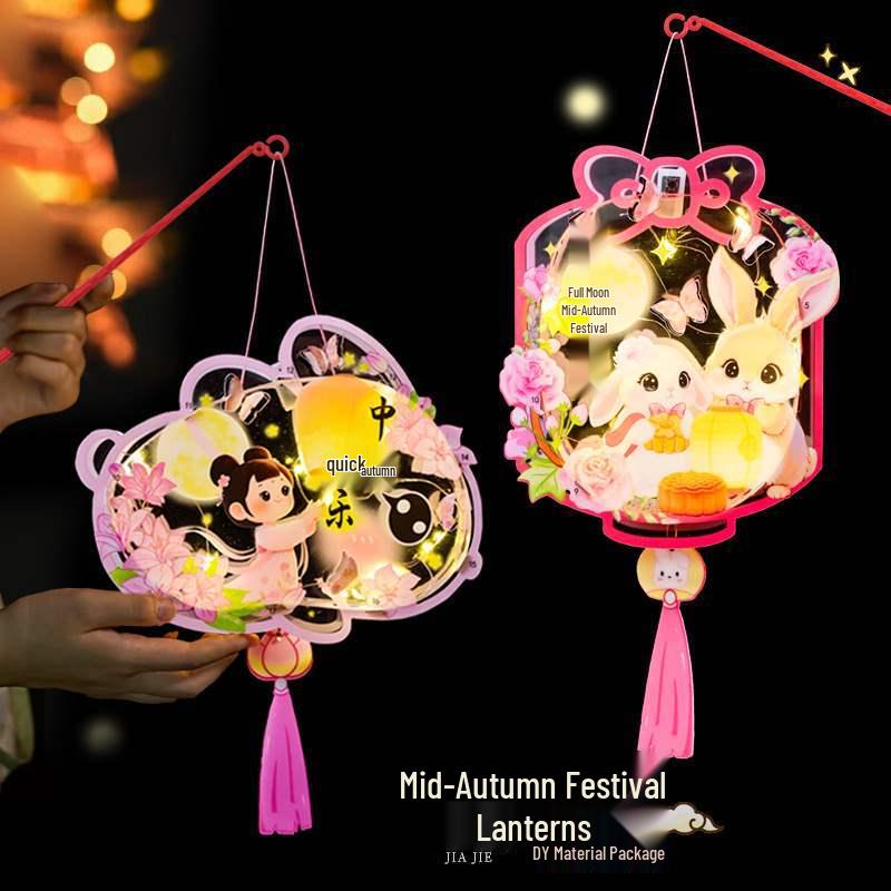 DIY Mid-Autumn Festival Rabbit Lantern Kit for Kids