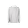 Embroidered Logo Long Sleeve Polo Shirt 710717115-019