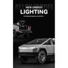1/32 Tesla Cybertruck Zabawka Stop Off Road Diecast Metal Model Dźwięk i światło Pull Back Zabawka Prezent dla przyjaciół Dekoracyjne modne ozdoby