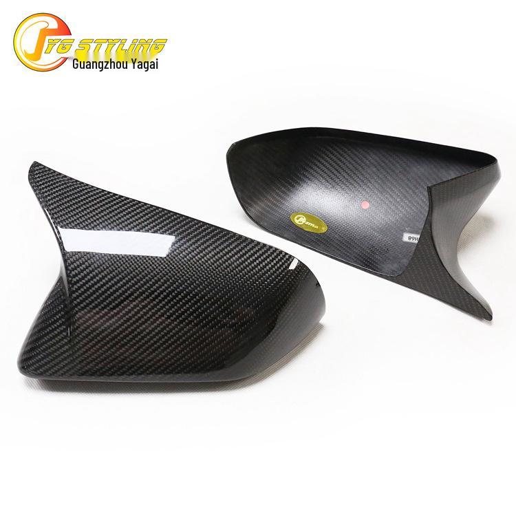 Ford Mustang US/China/Europe Spec Dry Carbon Fiber Rearview Mirror Horn Cover