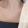 2025 Luxury 925 Silver Butterfly Necklace: Niche Design Clavicle Chain Pendant for Women