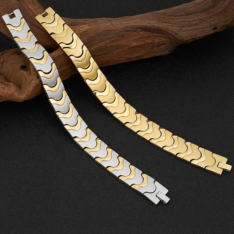 Hot-selling Wavy Magnet Bracelet Detachable Biological Health Magnetic Bracelet