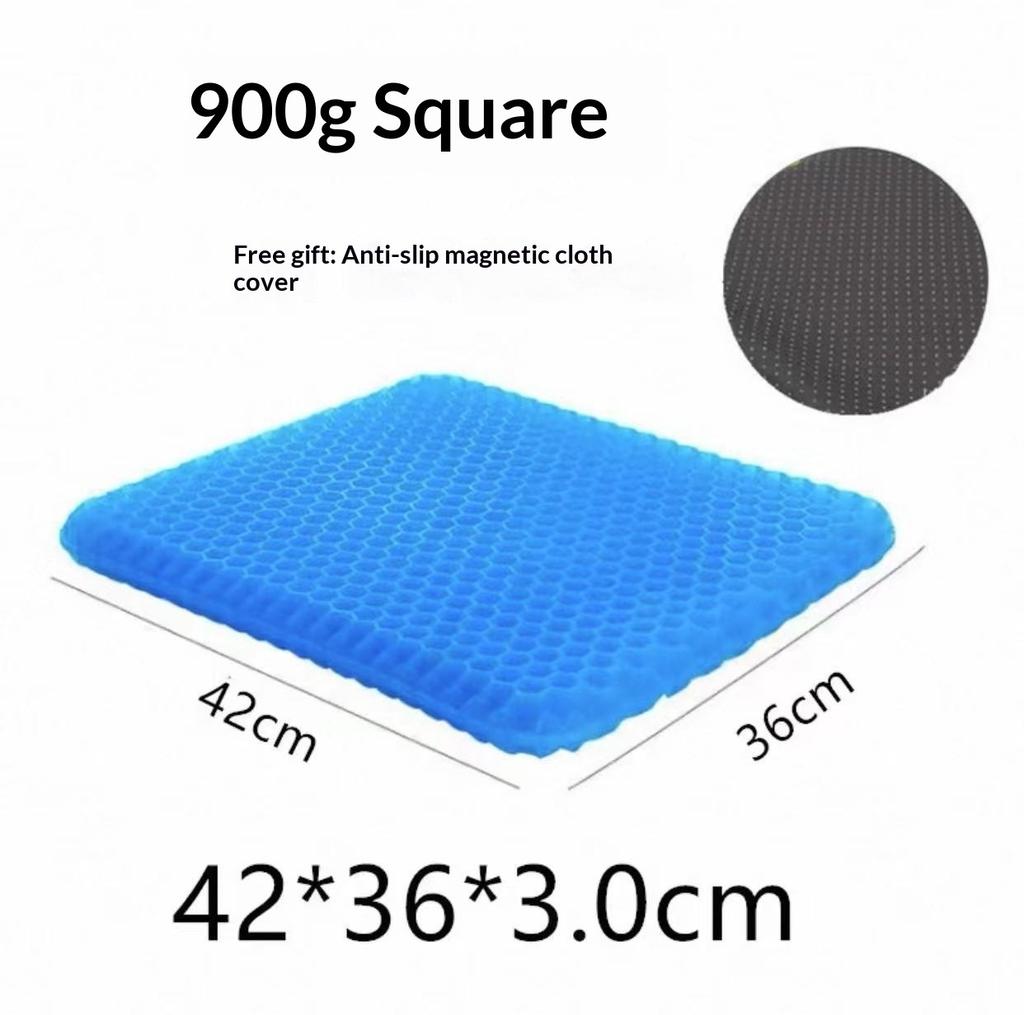 Ice Cushion Honeycomb Gel Seat Cushion Office Sedentary Silicone Fart Cushion Car Cold Seat Cushion