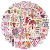 50 Feminist Uterus Floral Graffiti Stickers Decorate Suitcase Pen Guitar Notebook Waterproof Explosive