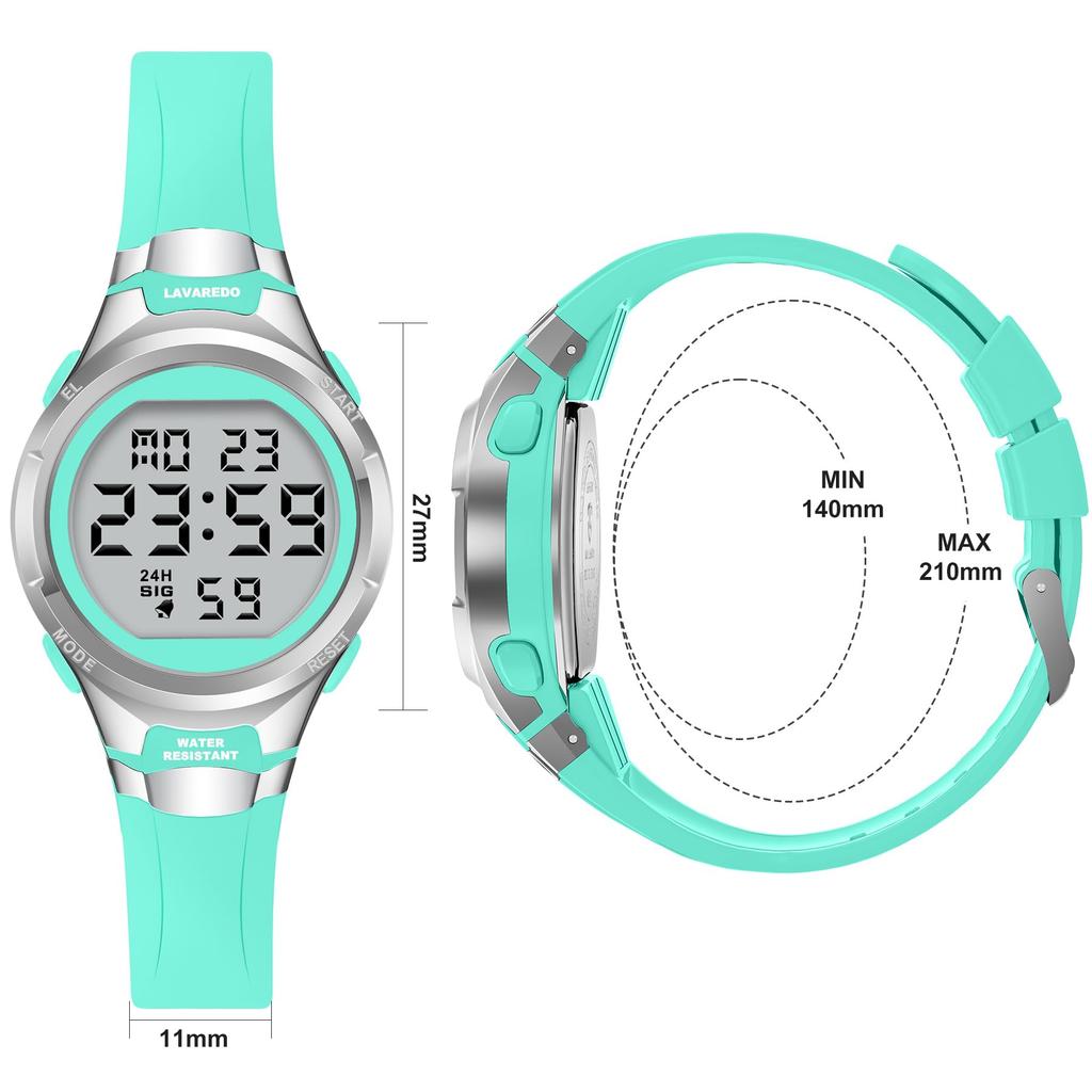 ShunkanSai Digital Watch for Women, Sports Watch, Multifunctional, Date, Day, Alarm, LED Display, Female, Waterproof, Outdoor, Simple Watch, Stylish,