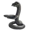 Vintage Candle Holder 3D Coiled Snake Resin Candle Holder Table Decor Snake