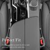 Car Seat Gap Filler 2-Pack, Universal Car Seat Gap Filler Organizer, Seat Gap Plug – Fills Gap Between Seat & Console (Black)