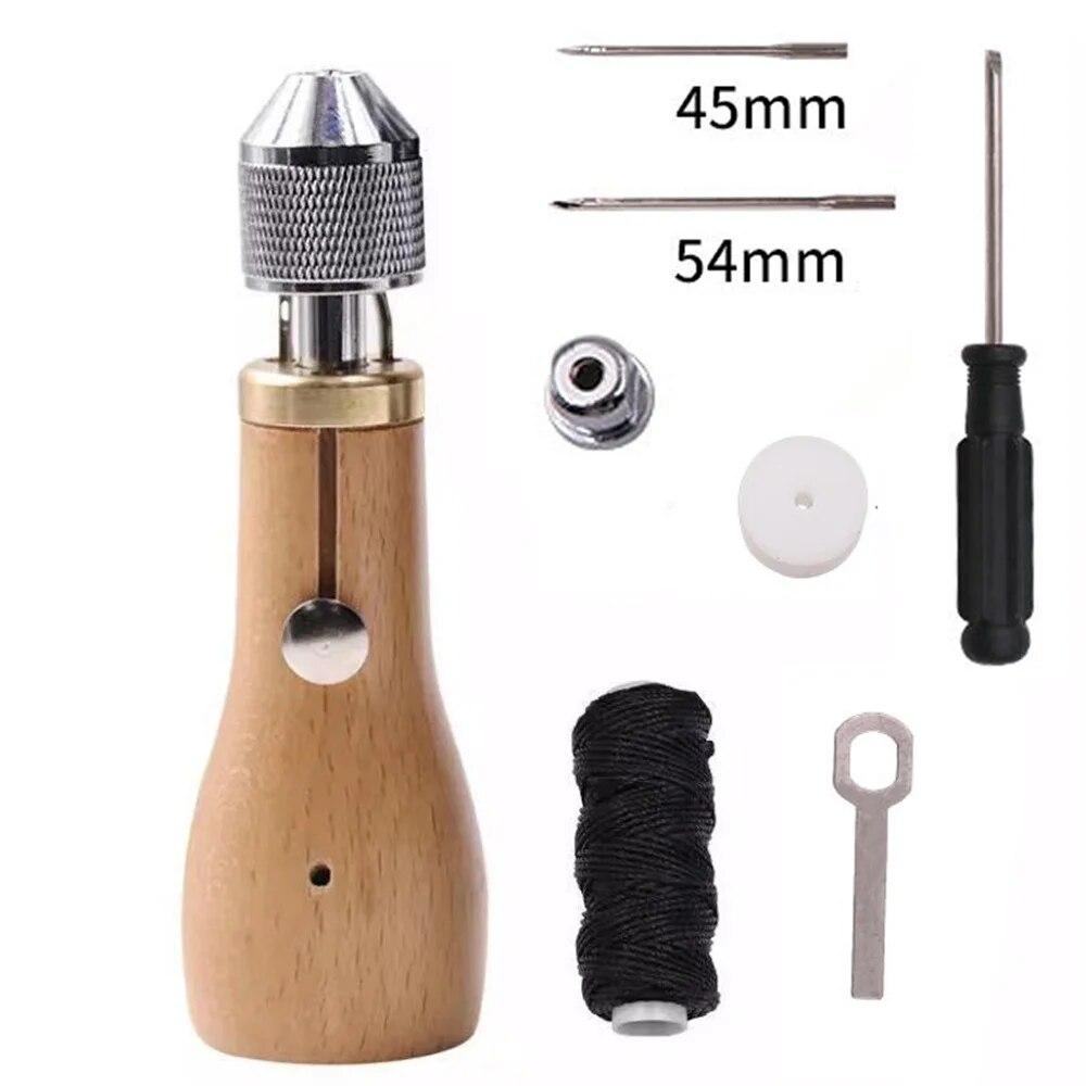 

Набор шила для шитья кожи своими руками Вощеная нить Инструменты для ручного шитья Кожаные изделия Край Сшивание Полоски Ремня Инструменты для ремонта холста для сапожника