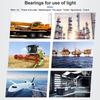 10Sets Chrome Bearing Steel Flat Needle Roller Bearing  for Plane Axial Bearing Replacement