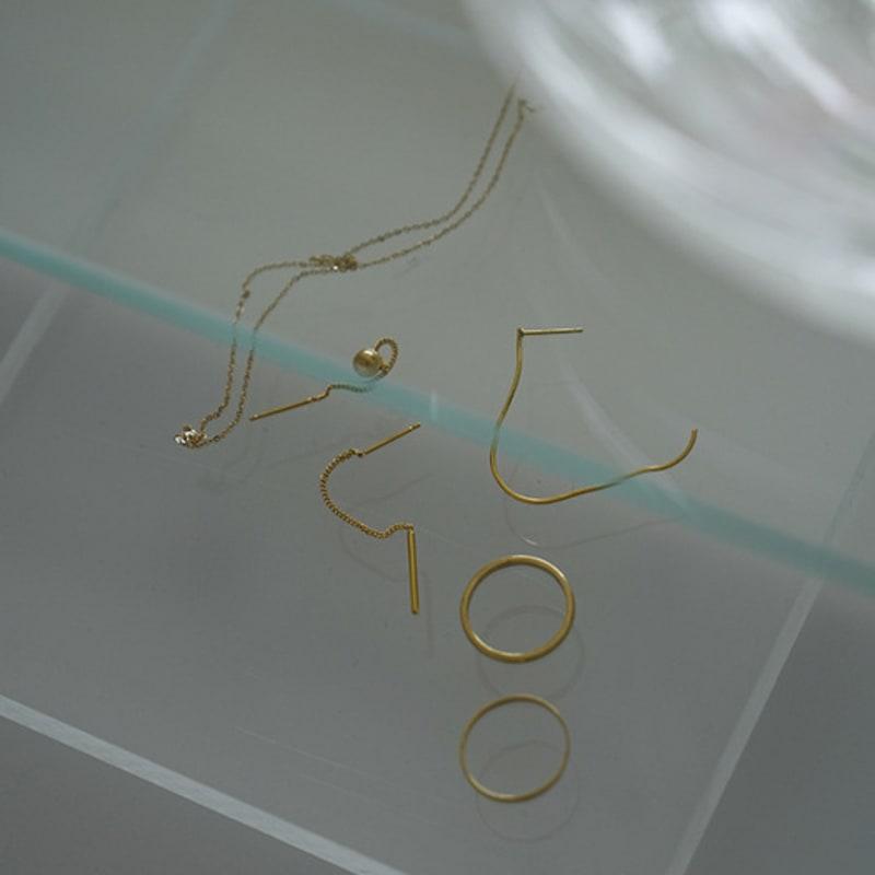 Modernlike 14k Gold-filled Silver Snake Drop Earrings