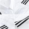 2025 New Long sleeve Shirts Outerwear Oxford TB Hong Kong Style Stripe Trendy Young Men's Casual Shirt All-Matching