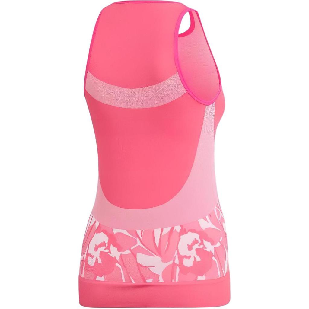 Adidas Color Block Printed Breathable Sports Tank Top Women Tops Pink DP0257