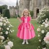 [EMGTTXDY] Prinzessin Peach Kleid, Cosplay-Kostüm für Kinder, Prinzessin Peach Kleid, Einteiler für Mädchen, Prinzessinnenkleid für Kinder, Cosplay-Kostüm, Kinder