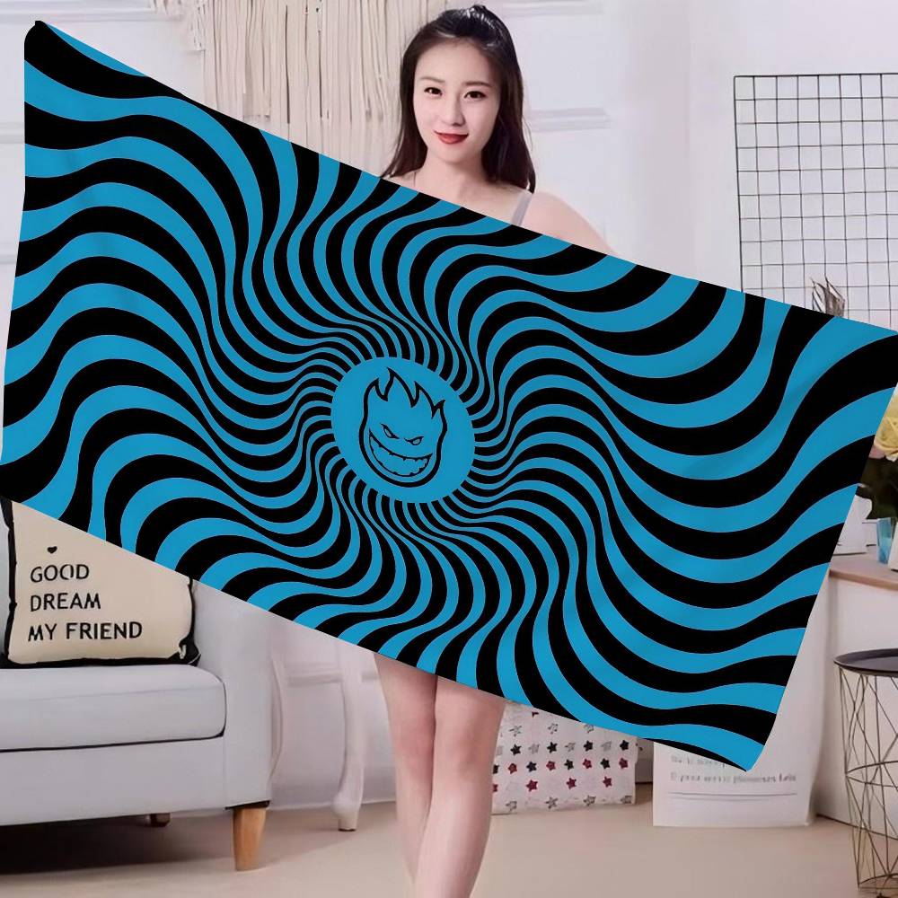 Jmg Household Supplies S-Spitfire S-Skateboard Microfiber Beach Towel Absorbent Quick Dry Soft Yoga Swimming Resort Mountain Climbing Towel