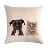 18 Inch Pillowcase Cute Dog Pattern Seat Sofa Bedroom Lumbar Cushion Cover Home Decoration Pillowcase