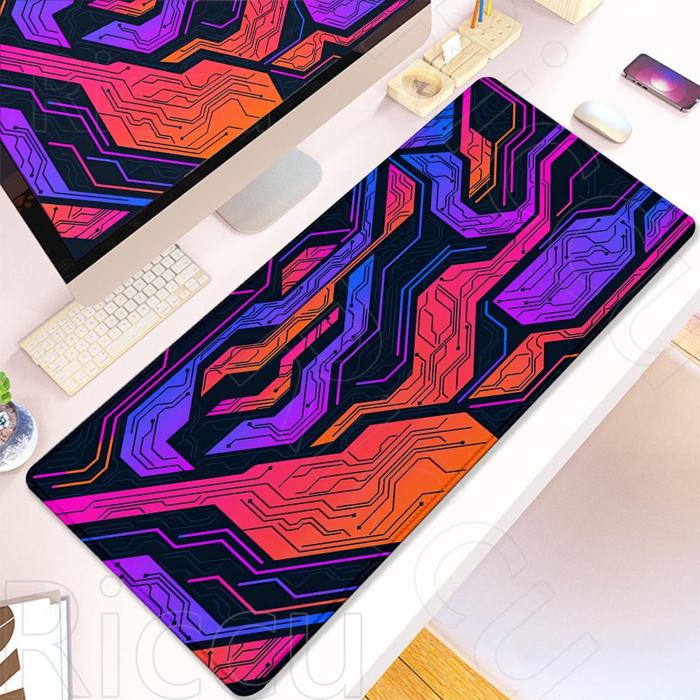 HD XXL Mechanical texture Nonslip Lockedge Student Gaming Thickened Large Writing Mat Nonslip Cushion Mouse Pad PC Carpet