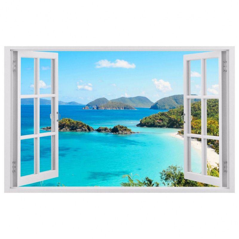 VIKAMA Secret Realm Jungle Stream Tapestry Wall Hanging Home Decor for Bedroom Living Room Ancient Tree Tropical Rainforest